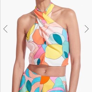 Staud Kai Halter Crop Top